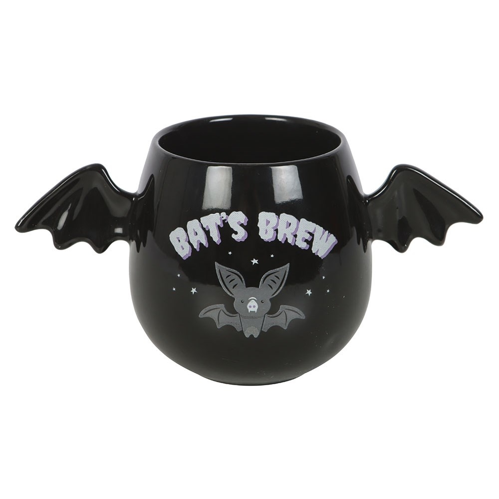 Something Different - Bat's Brew Bat Wing Mug - Black